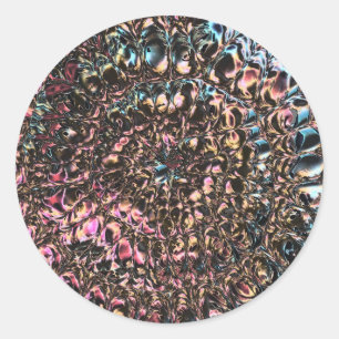 Gemstone Spiral Classic Round Sticker