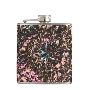Gemstone Spiral Hip Flask