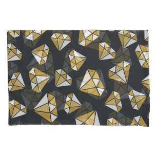 Gemstone Themed Vintage Seamless Pattern. Pillowcase