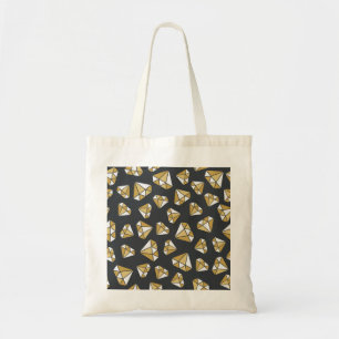 Gemstone Themed Vintage Seamless Pattern. Tote Bag