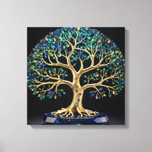 Gemstone Tree of Life Canvas Print
