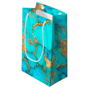 gemstone turquoise petit sac cadeau