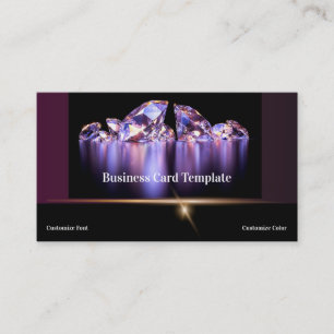 Gemstones Jewelry Diamonds Business Card