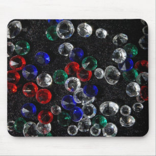 Gemstones Print Mouse Pad