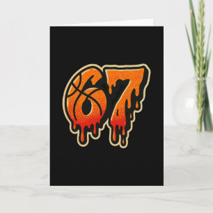 Gen Alpha Slang Kids 67 Sketll Ice Cream Drip Six  Card