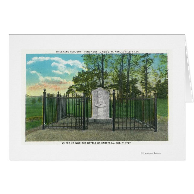 Gen Benedict Arnold's Left Leg Monument (Front Horizontal)