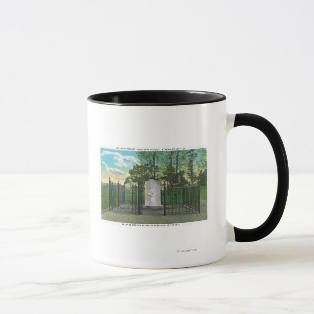 Gen Benedict Arnold's Left Leg Monument Mug (Right)