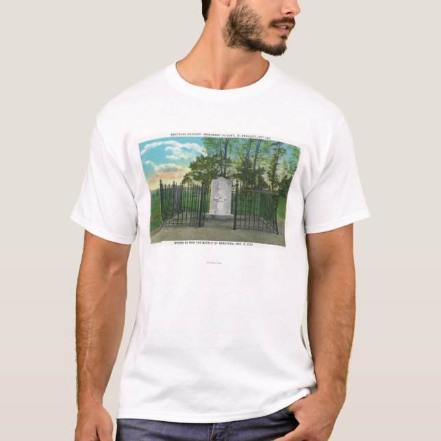 Gen Benedict Arnold's Left Leg Monument T-Shirt (Front)