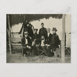 Gen. Grierson and Staff Postcard