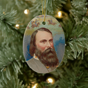 Gen. James Longstreet Ceramic Ornament