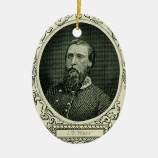 Gen. John Bell Hood Ceramic Ornament
