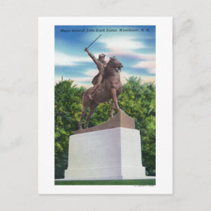 Gen John Stark Statue View Postcard
