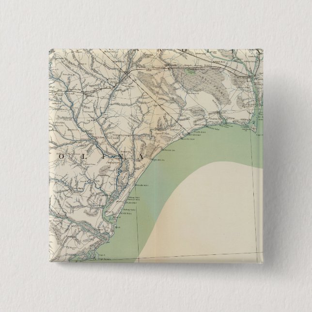 Gen map IV 2 Inch Square Button (Front)