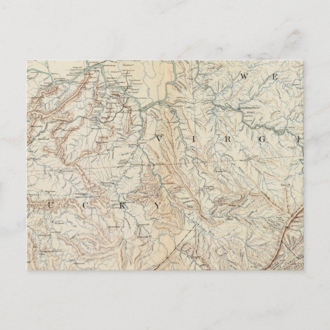 Gen map VI Postcard (Front)