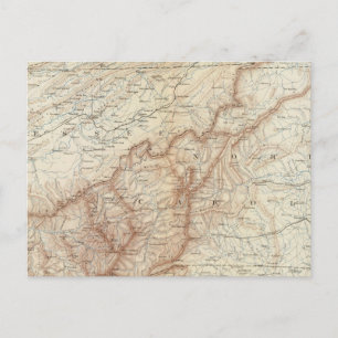 Gen map VII Postcard