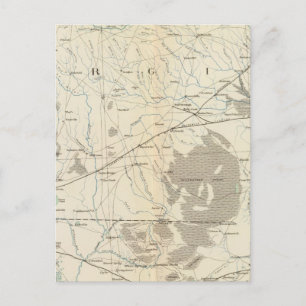 Gen map X Postcard