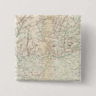 Gen map XIII 2 Inch Square Button