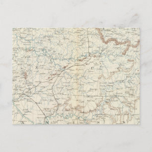 Gen map XV Postcard