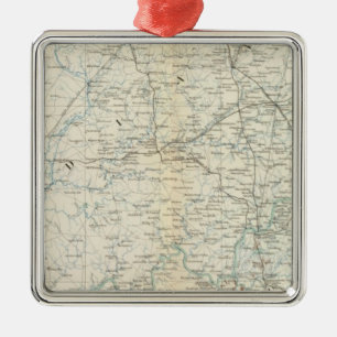 Gen map XVI Metal Ornament
