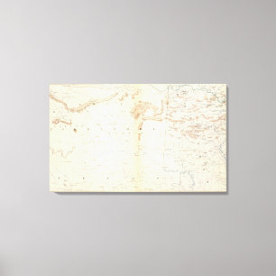 Gen map XXIV Canvas Print
