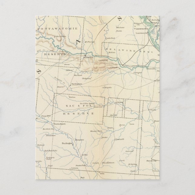 Gen map XXVI Postcard (Front)