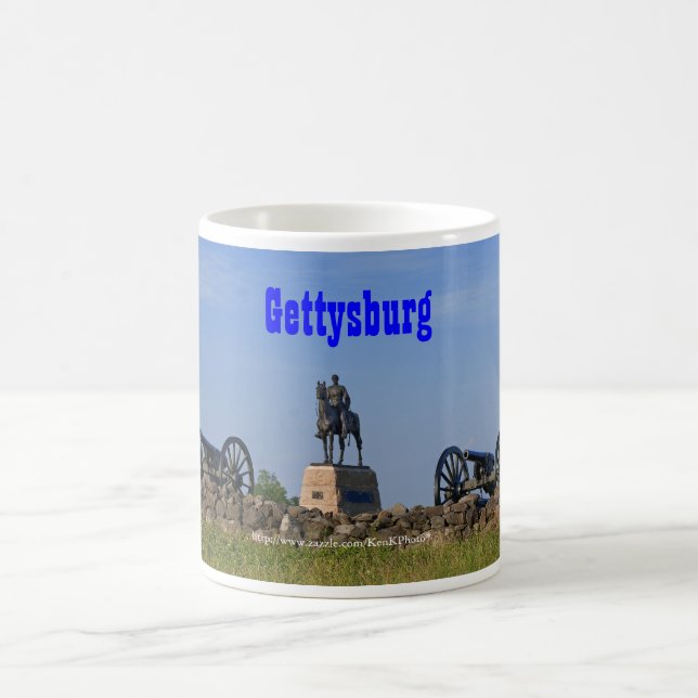 Gen. Meade à la tasse de Gettysburg (Centre)