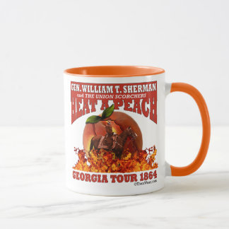 Gen Sherman 'Heat a Peach' Tour 1864 Mug