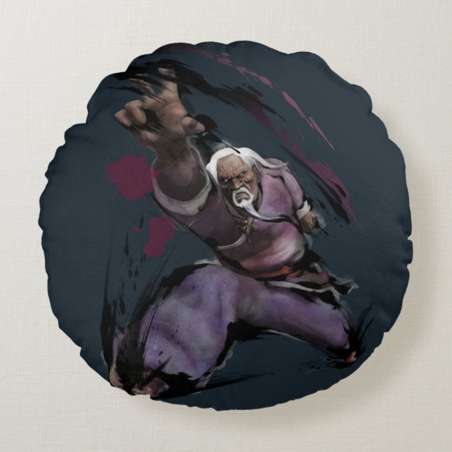 Gen Strike Round Pillow (Front)