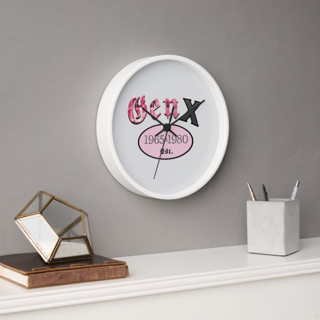 Gen X 1965-1980 Clock (Office)