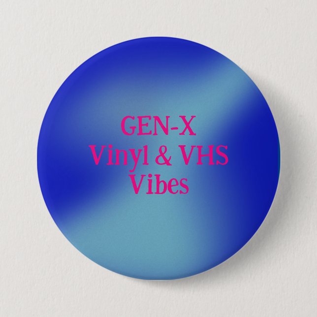 GEN-X 3 INCH ROUND BUTTON (Front)