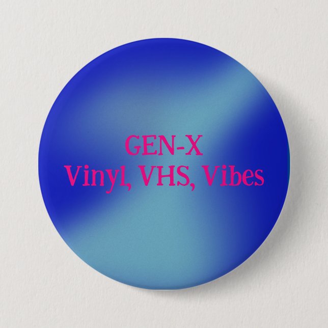 GEN-X 3 INCH ROUND BUTTON (Front)