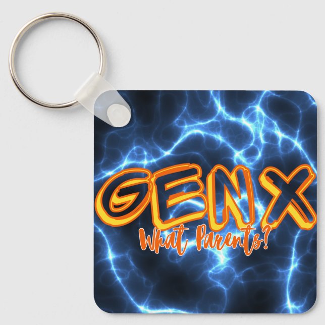 Gen X Pride Keychain (Front)