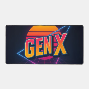 GEN X Retro 80s Desk Mat
