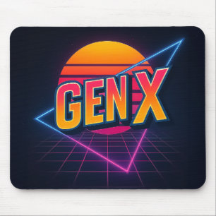 GEN X Retro 80s Mousepad