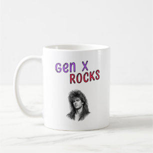 Gen X Rocks, Customizable Photo Coffee Mug