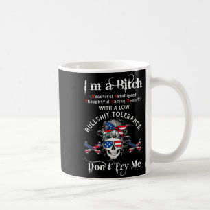 Gen X Skeleton I’m A Beautiful Intelligent Skeleto Coffee Mug