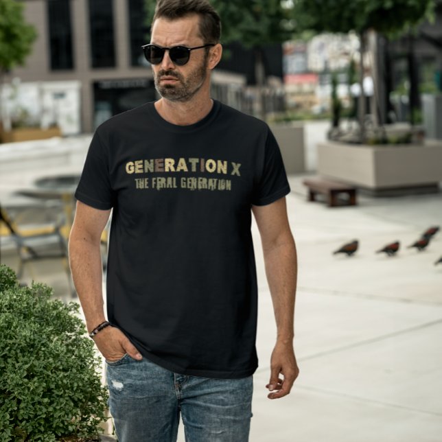 Gen X—The Feral Generation Tri-Blend Shirt (Creator Uploaded)