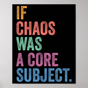 Gen Z Alpha Back To School If Chaos Was A Subject  Poster