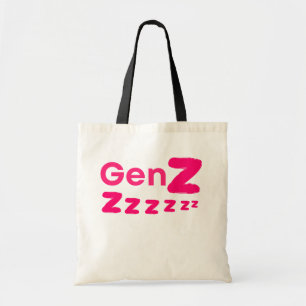 Gen Zzzzz – Sleepy Gen Z Humour Tote Bag