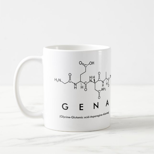 Gena peptide nom mug (Gauche)