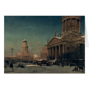 Gendarmenmarkt in Winter, 1857