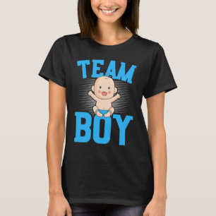 Gender Announcement  Team Boy Baby Party Reveal Pr T-Shirt
