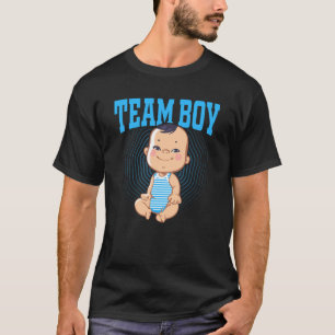 Gender Announcement Team Boy Baby Party Reveal Pre T-Shirt