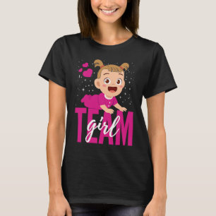 Gender Announcement  Team Girl Baby Party Reveal P T-Shirt
