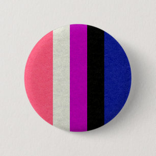 Gender Fluid Flag 2 Inch Round Button