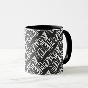 Gender Identity Pronouns They Them Mug