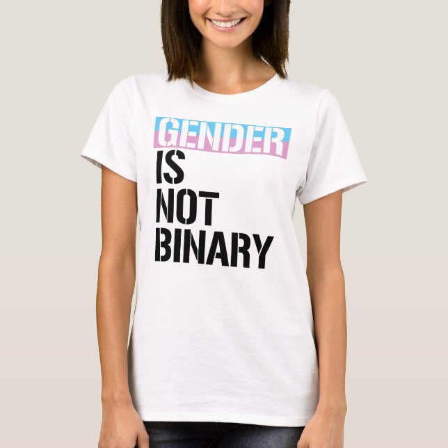 Gender is not Binary T-Shirt (Front)