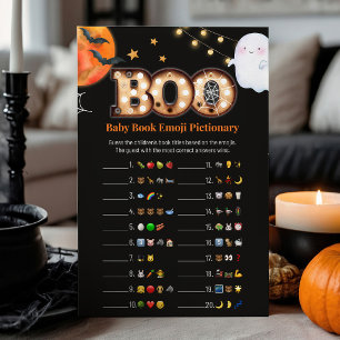 Gender Neutral A Little Boo Emoji Pictionary Game