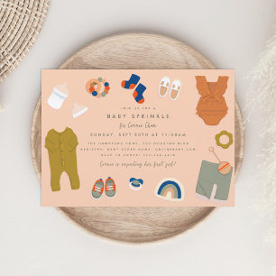 Gender Neutral Baby Gifts Baby Sprinkle Shower Invitation