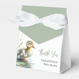 Gender Neutral Baby Shower Favour Boxes Duck Theme